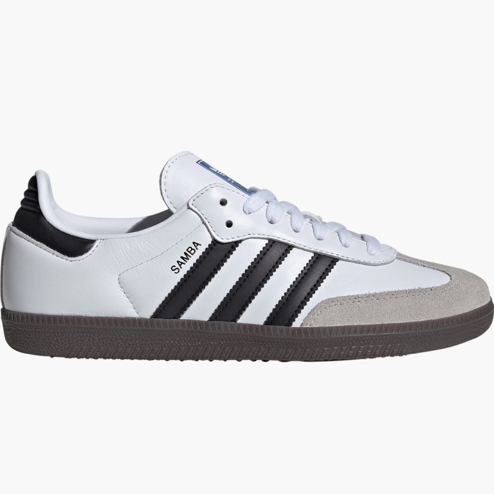 adidas Samba White Black Gray Sneakers